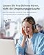 Baseus Aktive Noise Cancelling Kopfhoerer mit 100 Std. Akku, LHDC Hi-Res Sound, Reduziert Geräusche um Bis zu 95%, Raumsound, ENC-Mikrofone, 0,038s niedriger Latenz, Bluetooth 5.3 Kopfhörer Over-Ear