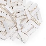 Unirolic Classic Building Bricks Set, 100 Piece 1x4 Basic Building Blocks STEM Creative Building Toys Compatible with All Major Brands(White)