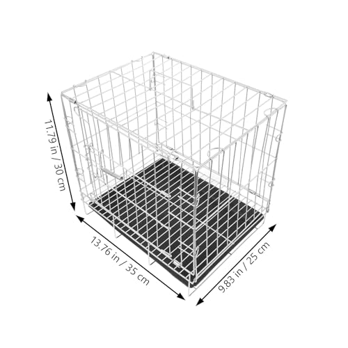 Didiseaon Großer mit Herausnehmbarem Bodenblech Vogelkäfig aus Edelstahl und Kunststoff und Präzisem Verschlussmechanismus zur Beobachtung und Zucht zu Hause für Tauben und Papageien-2