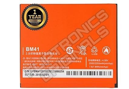 Image of BM41 Battery for Redmi 2050mAh /7.8WH 3.8V Battery with 1 Year Warranty** (DD207)