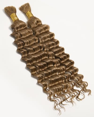 BEEOS Boho Human Hair for Braiding #27 Honey Blonde, Deep