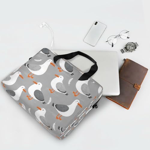 Maletín para laptop con diseño de aves y gaviotas miniatura 6