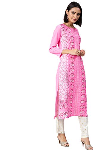 Image of Vaamsi Women's Crepe Regular Kurta