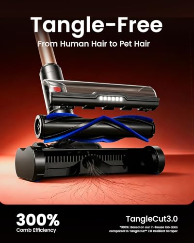 Image of NADALY Cordless Vacuum Cleaner, 50Kpa Powerful Suction with 580W 65 Mins Runtime Stick Vacuum,Rechargeable, Lightweight, Anti-Tangle,Ideal for Hard Floor