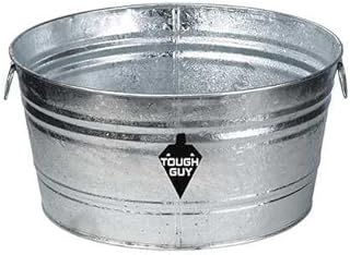 9 Gal,Utility Tub, Silver,2040999581