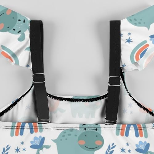 Image of Girls One Piece Swimsuit Swimwear Bathing Suits 3-12 Years