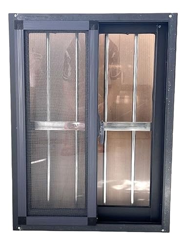 Design sicuro e antiruggine: realizzato in alluminio leggero ma robusto con una rete esterna antifurto. Perfetto per vari ambienti tra cui case coloniche, capannoni e scantinati, offrendo sicurezza e durata.