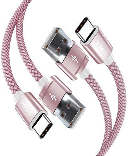 USB Type C Charger Cable 2M/2Pack,Charging Power Cord for Kindle Fire HD 7 2022 12th,10 9th 2019,8 10th 2020 Generation,Samsung Galaxy M11 M21 M31 M51 M12 M22 M32 M52 S20 S21 S22 S23,Moto G8 G9