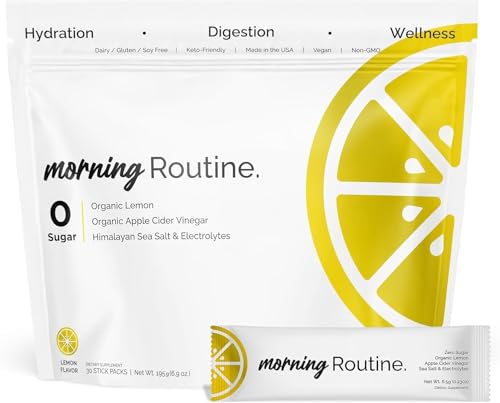 ROUTINE Morning Daily Hydration | Electrolyte Powder Packets with Apple