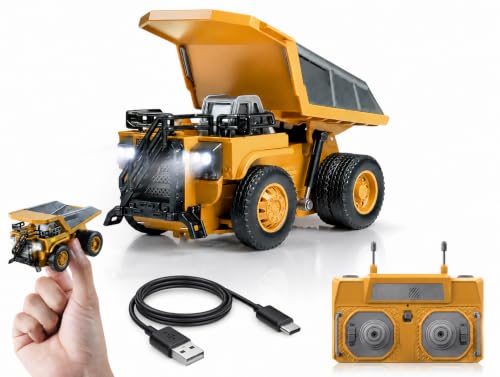 Image of Magicwand R /c Rechargeable Miniature Pocket Dumper Truck with Led Lights【Pack of 1】