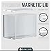 Dinavio Crafthouse PKMN Booster Box Case Acrylic Display Stackable - 8mm + 5mm Ultra Thick Acrylic with 5x3mm Strong Magnets - PKMN Booster Box Case Protector - Compatible with PKMN Booster Boxes