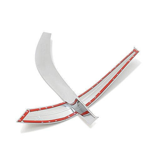 Kadore Rear Fog Light Lamp Eyelid Corner Cover Trims For Toyota Rav4 Rav-4 Xle Le 2016 2017 2018 Abs Chrome Accessories 2Pcs/Set #TOP1