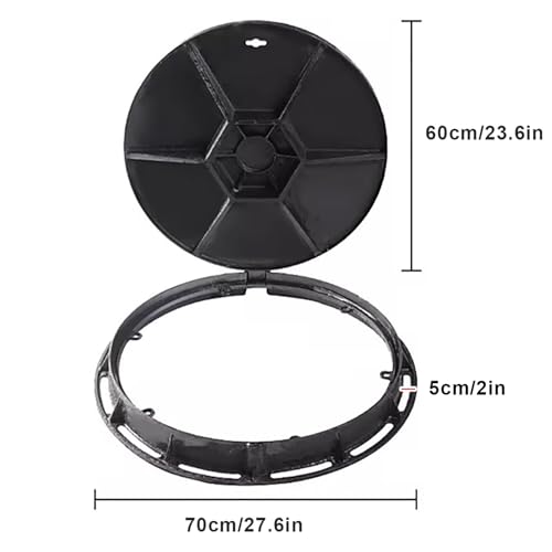 Couvercle de regard de remplacement de qualité supérieure charge 10t