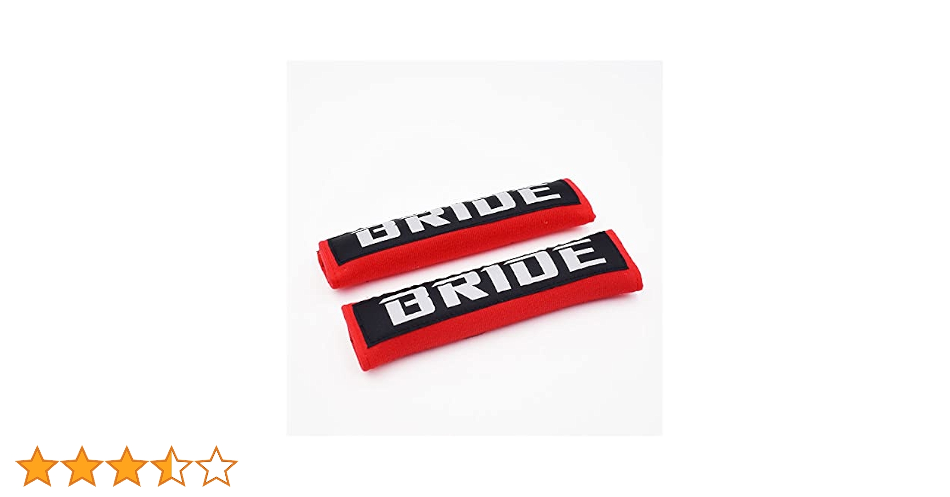 Amazon.co.jp: 2本JDMスタイルBRIDEブラック/レッドコットン