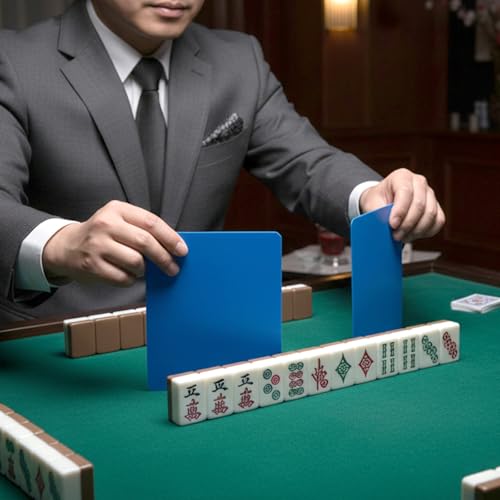 4 piezas mezcladoras de fichas Mahjong de plástico miniatura 7