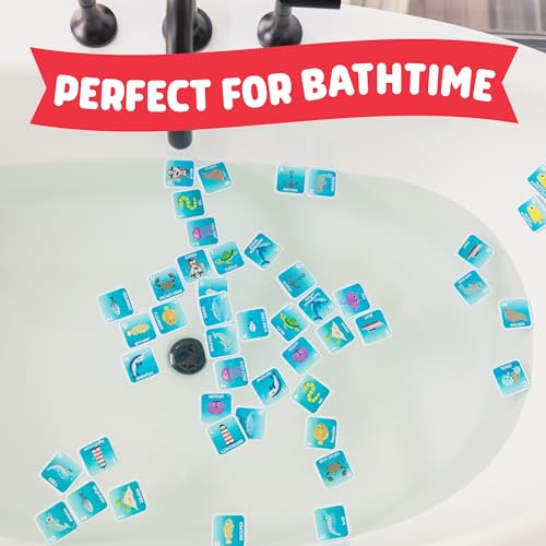 Chuckle & Roar Bath Matching Memory Game, Toddler Games, 52 Pc, Ages 3+