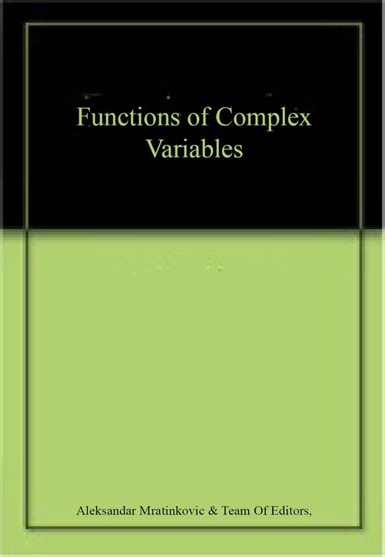 Buy Functions of Complex Variables — BookShops.in