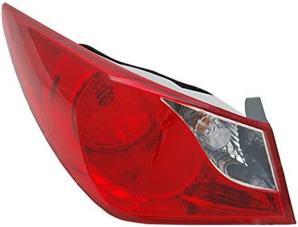 Rareelectrical Nueva luz trasera izquierda compatible con Hyundai Sonata Gls Limited Se 2011-2014 Hy2804116 92401-3Q000 924013Q000
