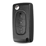 citroen c4 picasso rear view mirror Packungsinhalt: 1 x Schlüsseletui. Dieser Artikel ist kein Fernbedienungsschlüssel, sondern nur eine Fernbedienungsschlüsselschale. KEINE Inneneinheit (Fernbedienung/Elektronik/Zündung oder Transponderchips) im Inneren.