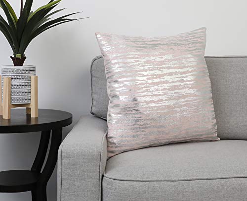 Thro Ltd. By Marlo Lorenz Th025081004E Throw Pillow, Silver #TOP3