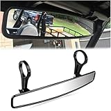 ConPus UTV Mirror, RZR Rear View Mirror, Wide Panoramic 15" Ultra ATV UTV Mirror 1.75" Clamps Convex