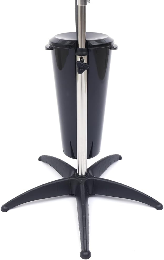 Portable Shampoo Basin Shampoo Basin Hair Washing Sink with 1 Bucket for Water Storage and Drainage Portable Hair Washing Station Adjustable Height and Angle Grey