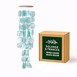 Solange & Frances Beach Decor Wind Chimes for Outside - Elegant Home Beach Decor for Women, Outdoor Christmas Decorations, Housewarming Gift