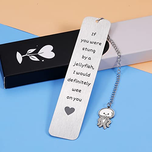 Best Friend Gifts Bookmark For Friend Women Funny Friendship Gifts For Sister Bestie Bff Best Friends Brother True Friends Funny Birthday Valentines Day Graduation Jellyfish Gifts For Coworker Friend #TOP4