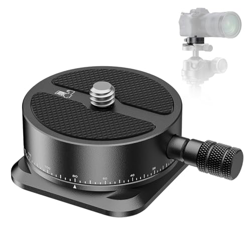 NEEWER Panoramic Quick Release Plate with Panning Head
