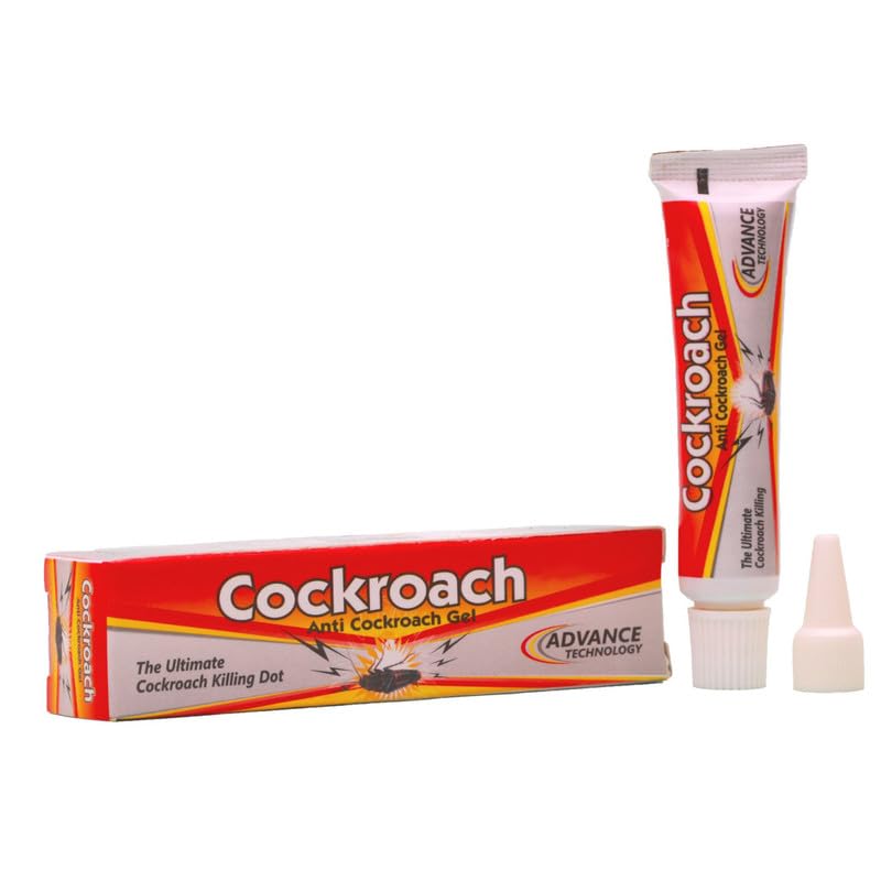 Flere Cockroach Gel for Home | Advance Anti Cockroach Killer Paste with Nozzle | Fast Action, Long-Lasting Protection for Kitchen, Bathroom, Cracks (40g Tube)-image-48