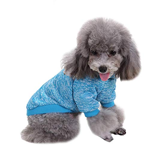 image for Jecikelon Dog Clothes Dogs Sweater Soft Puppies Clothing Winter Puppy 