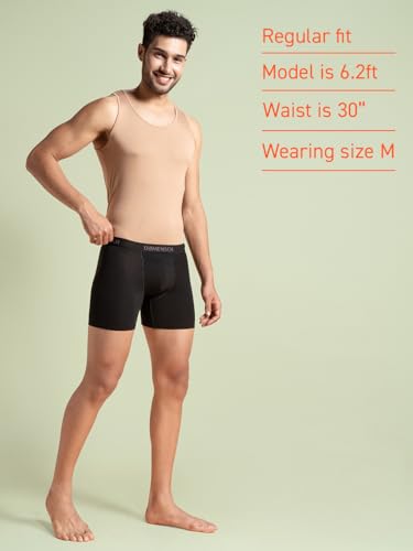 Image of DAMENSCH Mens Regular Fit Premium Cotton Blend Boxer Brief | Innerwear Men, Men Boxers, Underwear for Men, Shorts for Men, Inner for Men, Briefs for Men