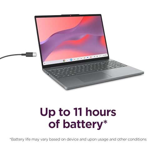 Image of Lenovo Chromebook i - Everyday Laptop - Google Gemini - Intel N150 CPU - 15.3 inch WUXGA IPS Display - 8GB RAM - 128GB Storage - Integrated Intel Graphics - Luna Grey