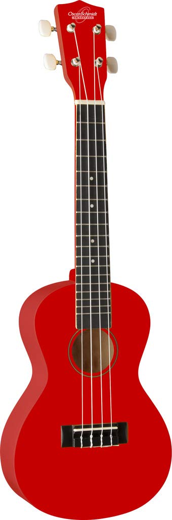 Oscar Schmidt Model OU1CRD Concert Size Ukulele -Red