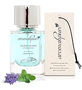 Aromahpure Aromatic Car Perfume Spray with Hanging Card | 45ml | Midnight Whispers - Lavender, Mi...