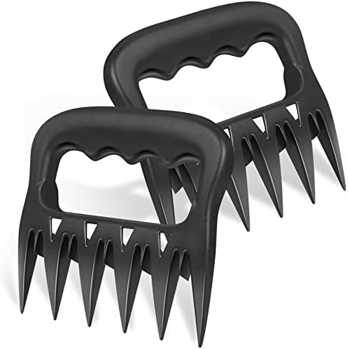 MAEXUS Meat Claws for Shredding Pulled Pork Chicken and Beef, Barbecue Meat Shredder, BBQ Grill Tools Accessories Gift for Smoker Slow Cooker Meat Claws (2 Pcs)
