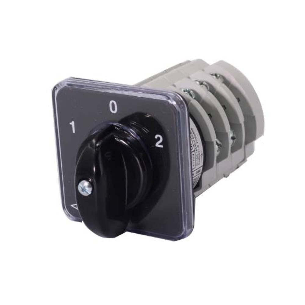 Bremas Reverse Changeover Switch, 16A 690V 3 Positions 10 Terminals Universal On-Off Rotary Cam Switch, IP20 Selector Switch