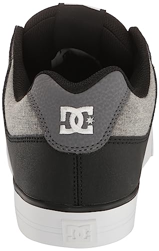 Image of DC Men's Pure Casual Skate Shoe Black /White /Armor 6