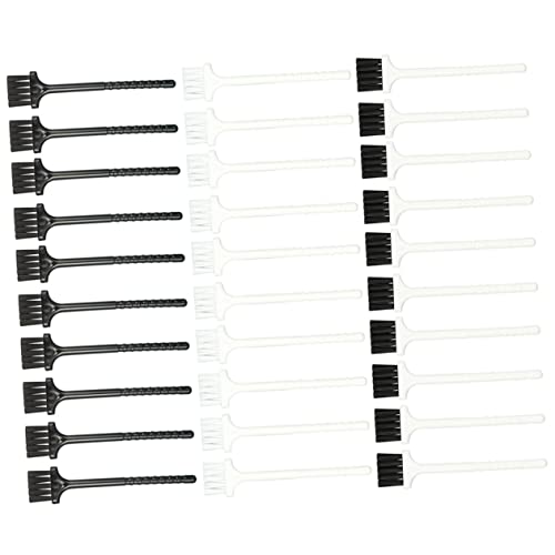 VILLCASE 30piezas Cepillo De Limpieza para Prensa De Ajo Pequeño De Limpieza Detallado De Autos para Limpiar Lentes y Rejillas De Ventilación Aire Acondicionado De Coches