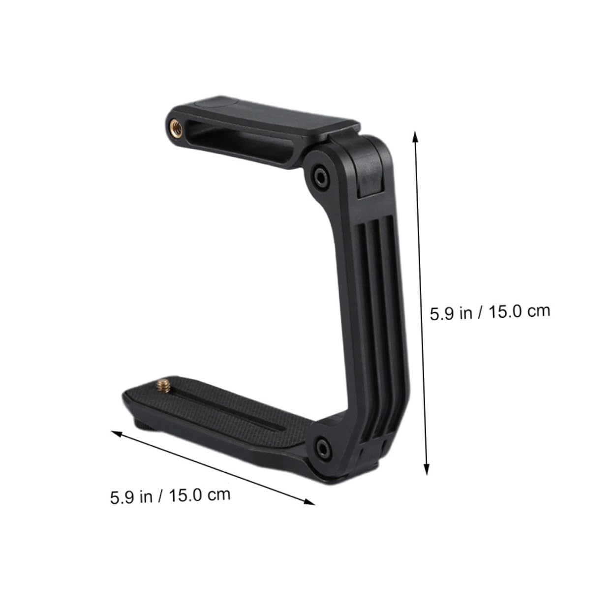 DOITOOL Estabilizador de Cámara Plegable para DSLR, Soporte Estable para Vídeo, Tornillo Estándar 1/4 y Disparo en Ángulo, Negro
