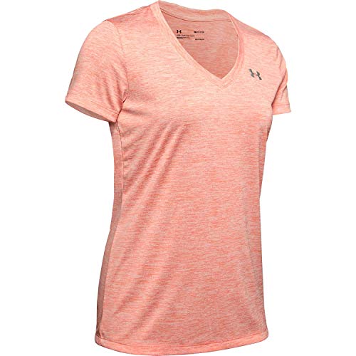 Image of Under Armour Womens Tech V-Neck Twist Short-Sleeve T-Shirt