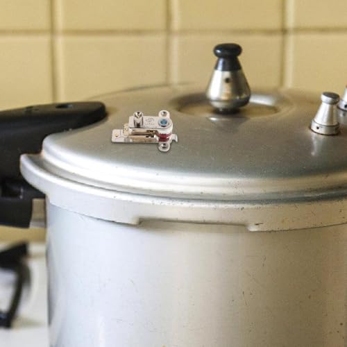 5 piezas Controlador de termostato para olla de presión eléctrica, regulador de temperatura universal para electrodomésticos de cocina, piezas de reemplazo compactas de aleación para ollas de alta presión miniatura 5