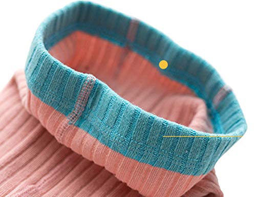 Ding-dong Tollder Kid Girl Knitted Cotton Patchwork Tights2