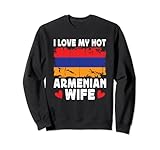 i love my hot armenian wife spouses armenia flag felpa