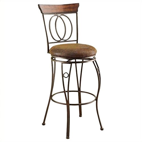 Acme Furniture Tavio 29 Swivel Bar Stool In Dark Bronze