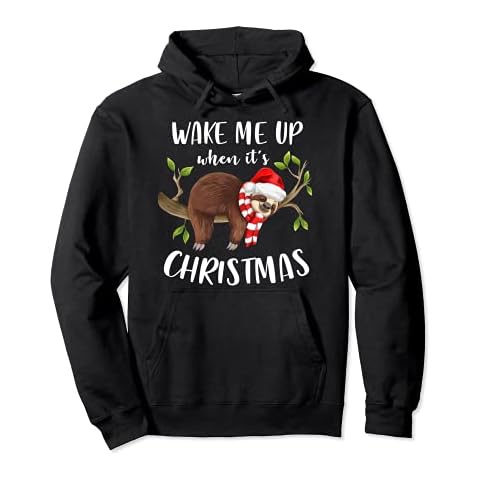Sweat à Capuche Réveille-moi Noël - Wake Me Up When It's Christmas Shop Cover