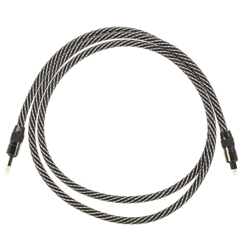 Cable de audio óptico digital Veemoon conector cuadrado redondo 1.5m para barras de sonido