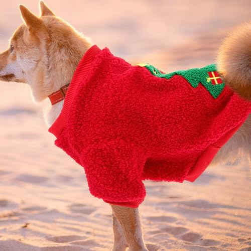 Disfraz Navideño para Perros Alipis Talla M Rojo miniatura 7