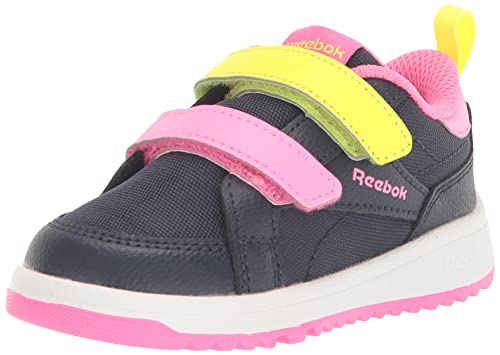 Reebok(���[�{�b�N) �j�����p �q���p Weebok ���[�X�j�[�J�[, �x�N�^�[�l�C�r�[/�A�g�~�b�N�s���N/�\�[���[�A�V�b�h�C�G���[, 4 Toddler