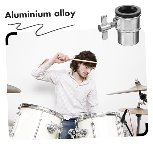 Drum Bracket Wing Screw Connector Drum Stand Mount para instrumentos, duradero, compatible con kits de batería, diseño fácil de usar miniatura 4